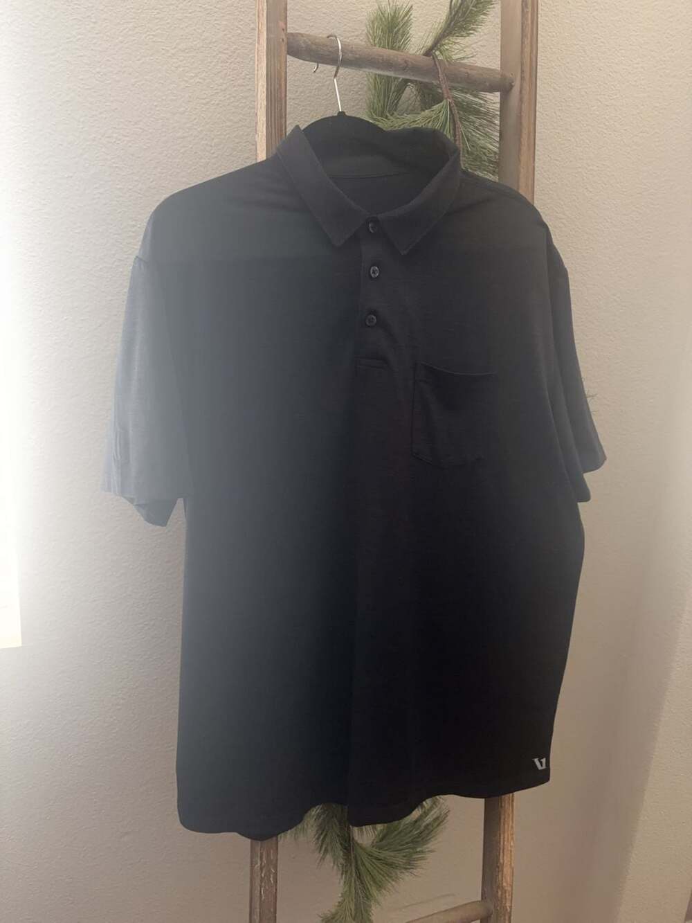 Vuori V1000 Performance Polo Shirt Black Size XL